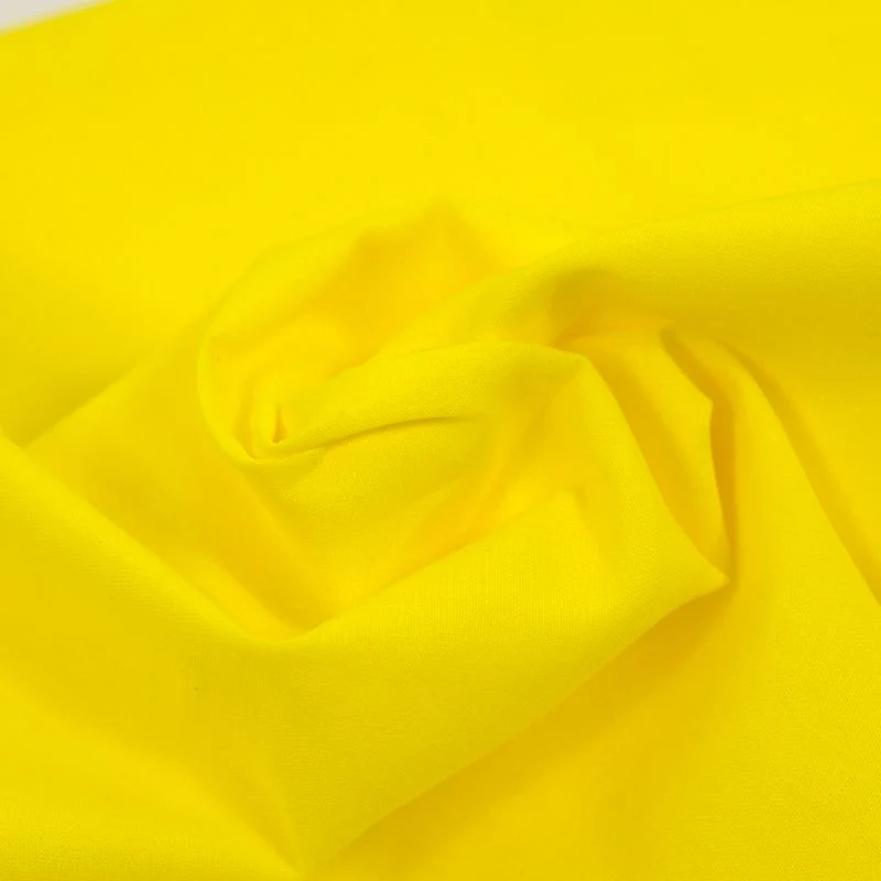 Coton uni jaune soleil - Image 2