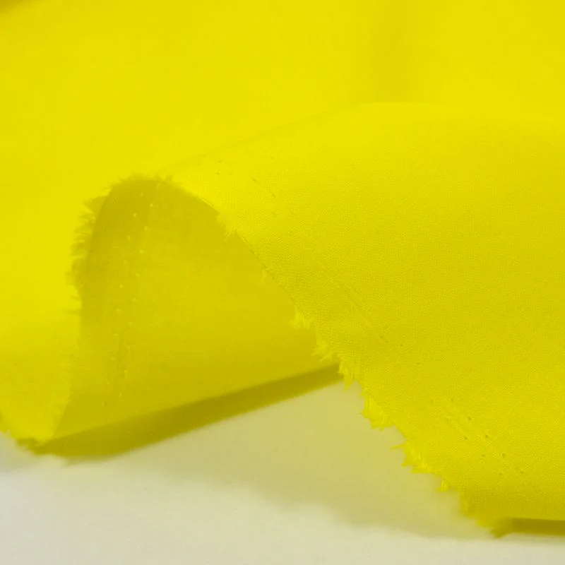 Coton uni jaune soleil - Image 3
