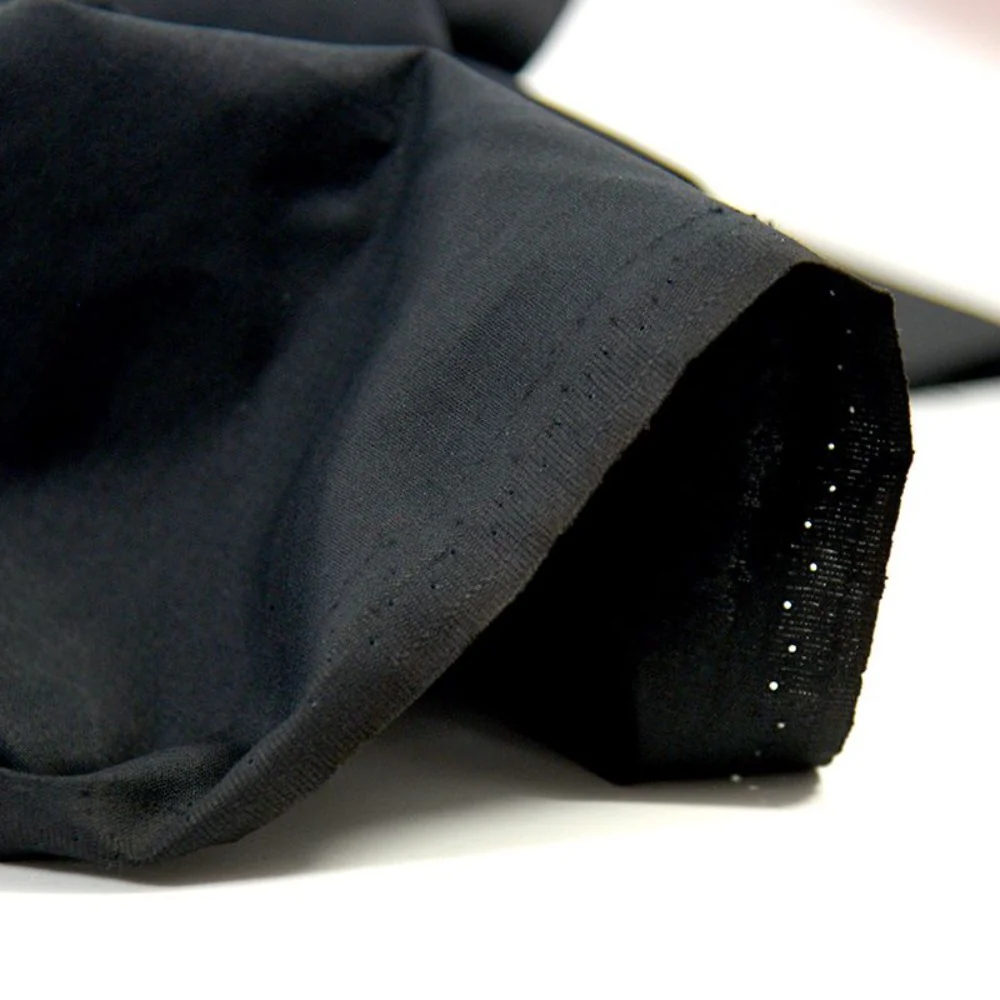 Coton uni noir - Image 3