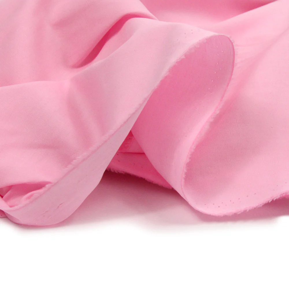 Coton uni rose barbie - Image 4