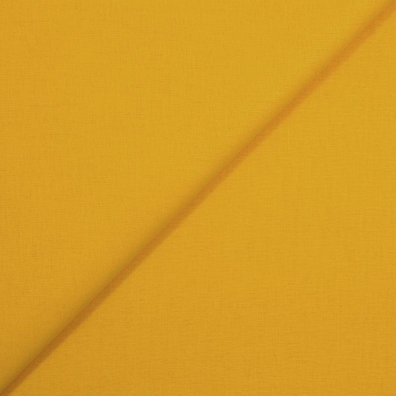 Coton uni tournesol