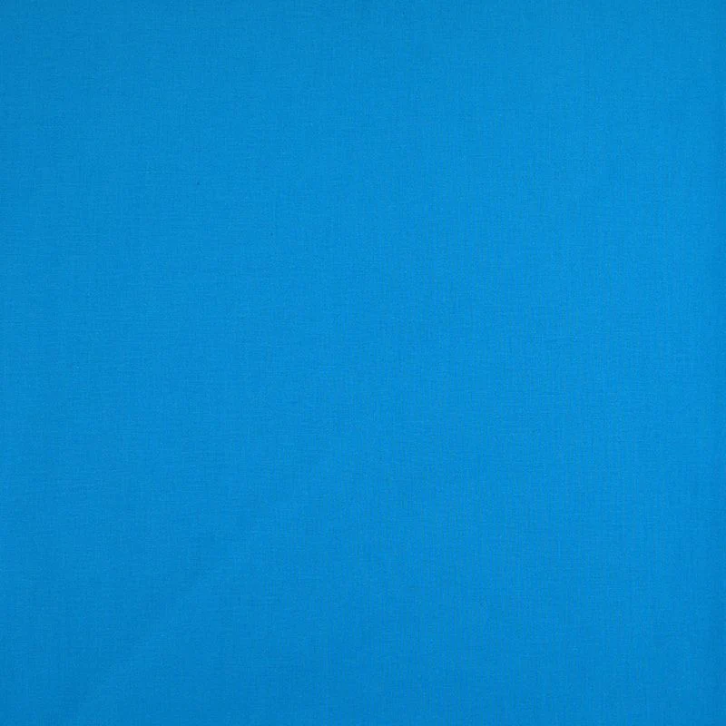 Coton uni turquoise - Image 3