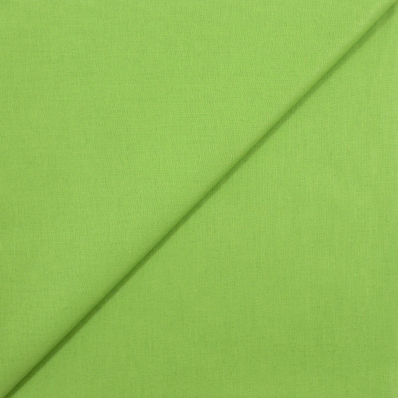 Coton uni vert