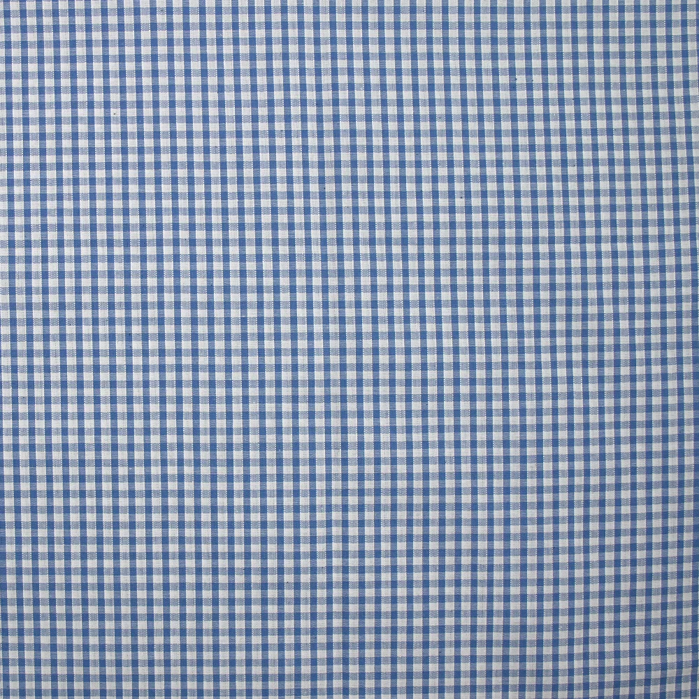 Coton Vichy 3mm bleu clair - Image 4