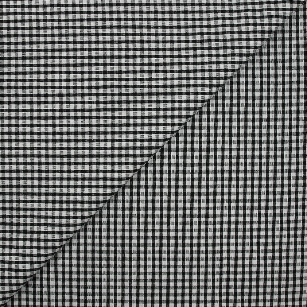Coton Vichy 3mm noir