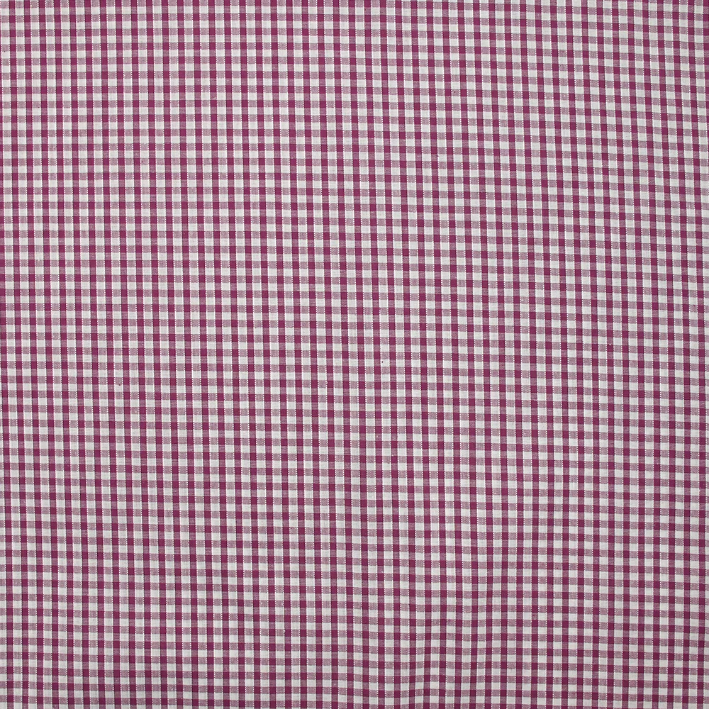 Coton Vichy 3mm prune - Image 4