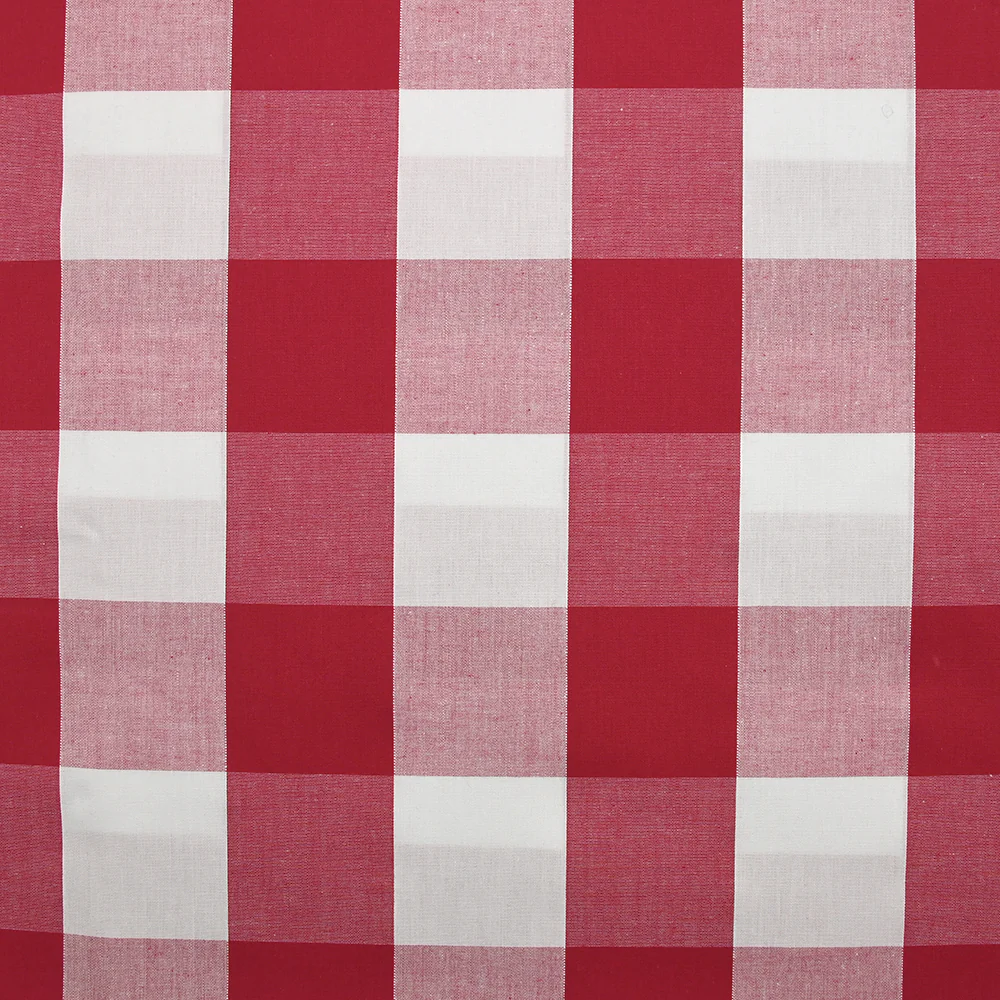 Coton Vichy 50mm rouge - Image 4