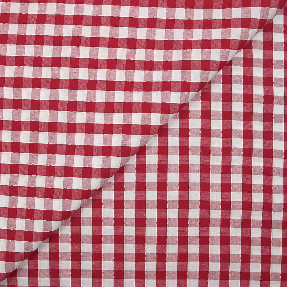 Coton Vichy 9mm rouge