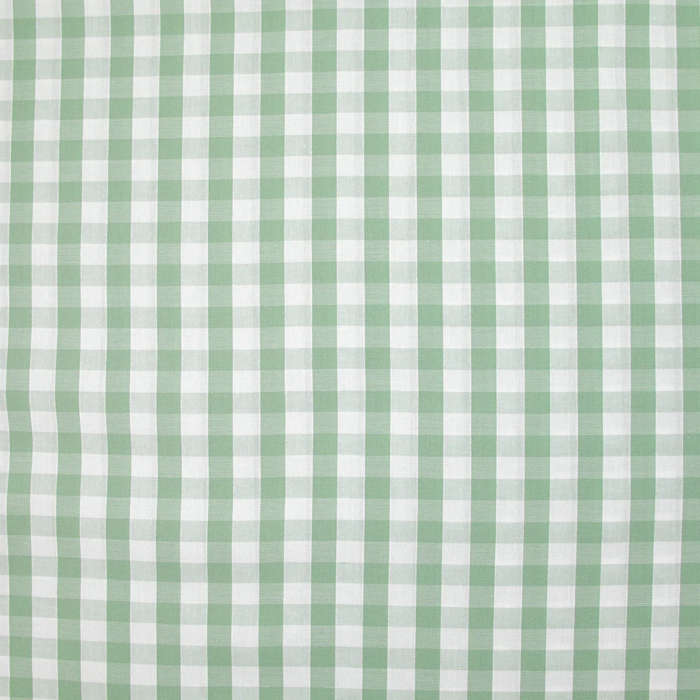 Coton Vichy 9mm vert jade - Image 4