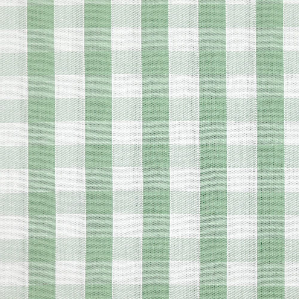 Coton Vichy 9mm vert jade - Image 5