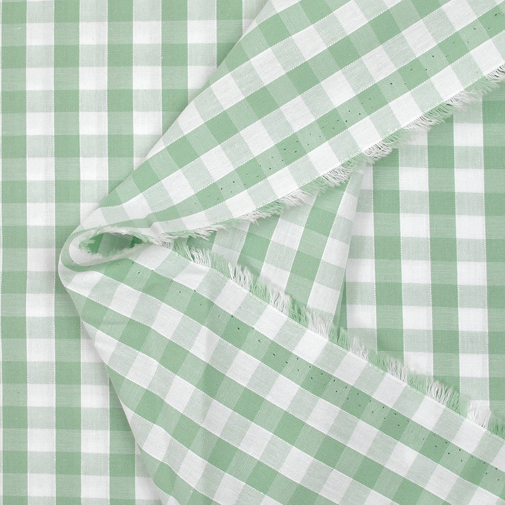 Coton Vichy 9mm vert jade - Image 6