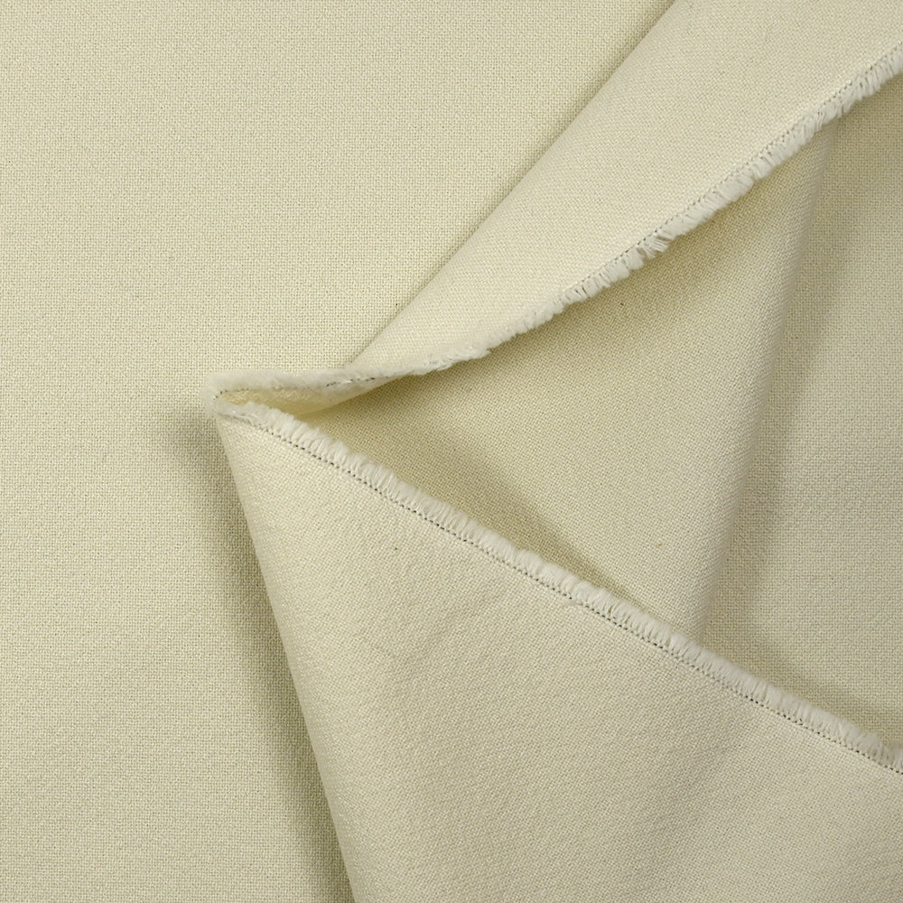 Crêpe de coton élasthanne argile - Image 3