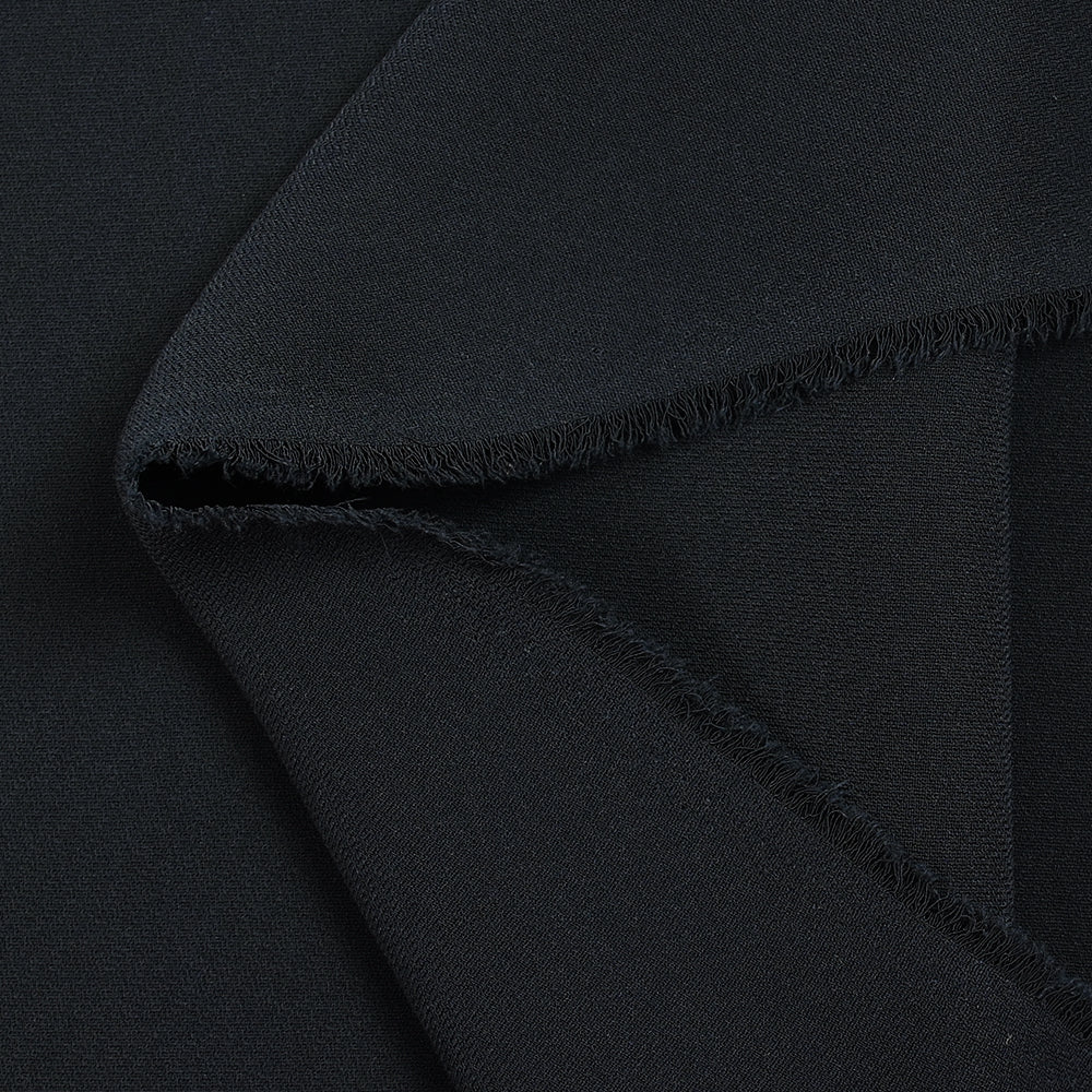 Crêpe de polyester bleu de minuit - Image 3