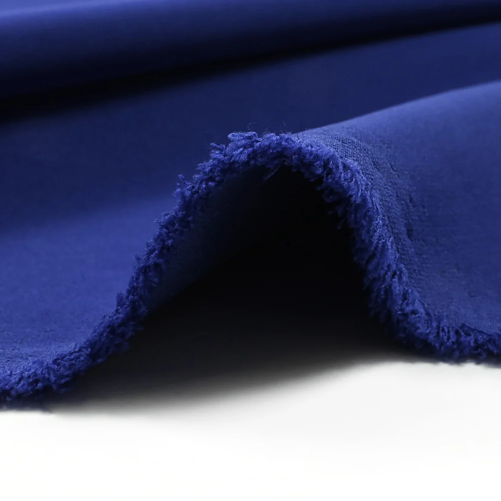 Crêpe de polyester lourd Madeleine bleu roi - Image 5