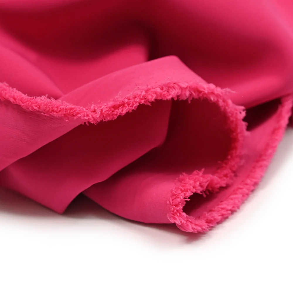 CrĂȘpe de polyester lourd Madeleine fuchsia - Image 4