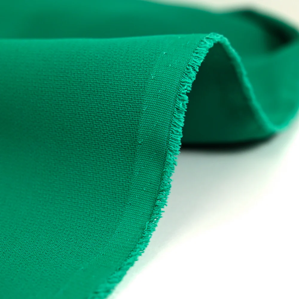 Crêpe de polyester vert - Image 3