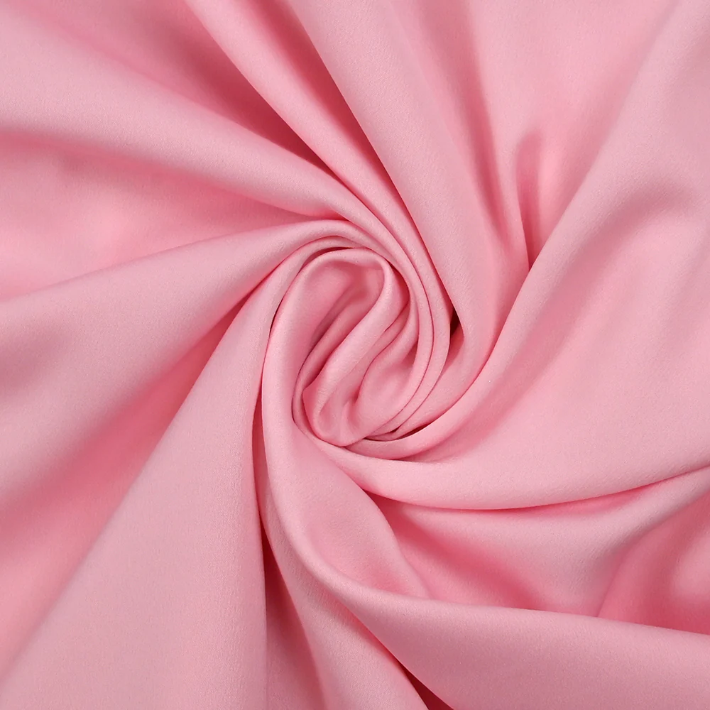 Crêpe envers satin mat rose layette - Image 2