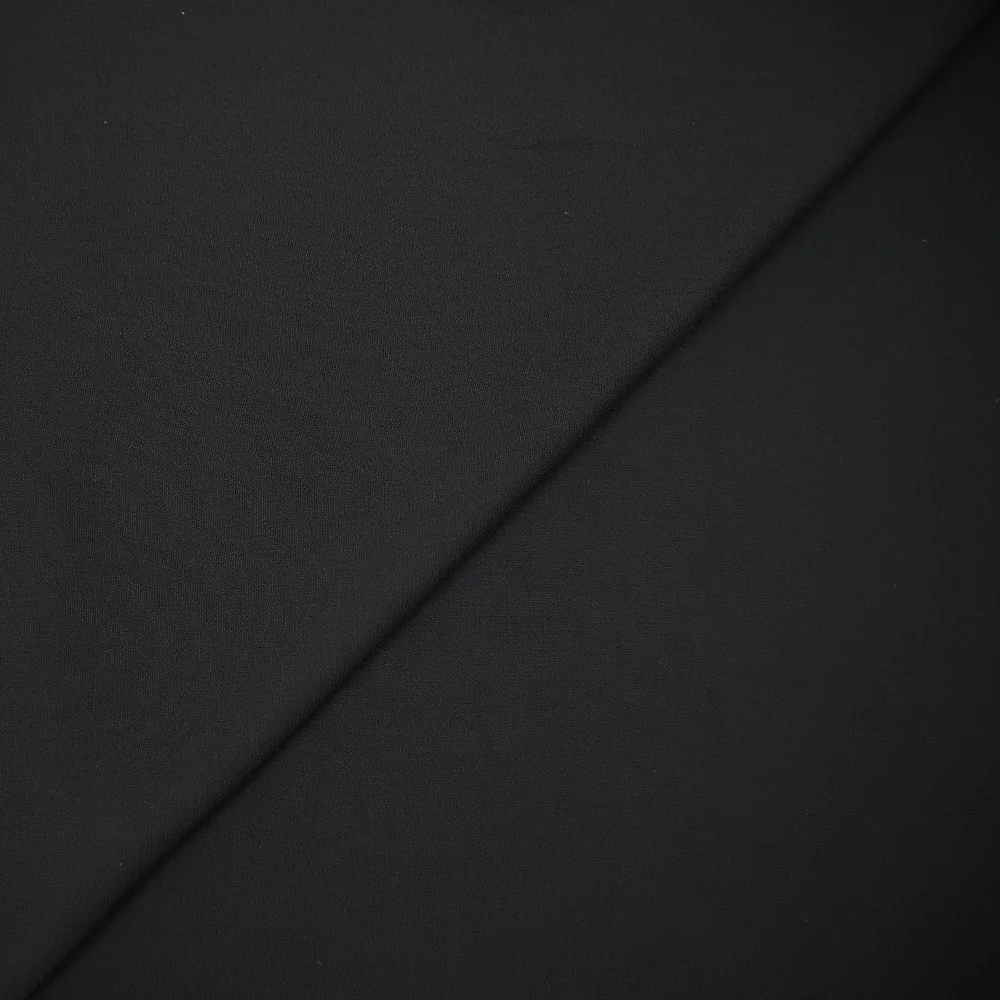 Crêpe georgette viscose noir - Image 3