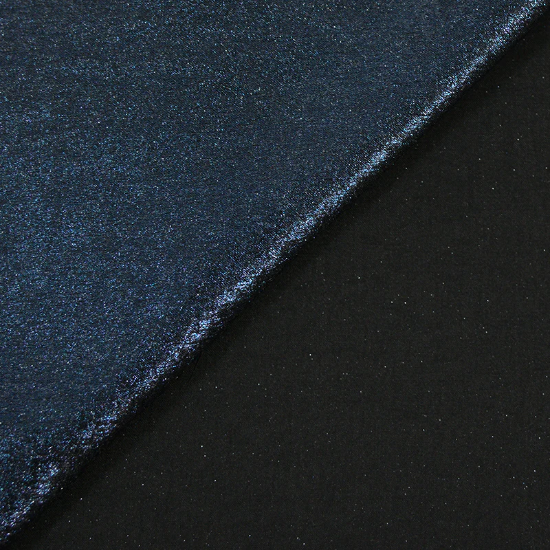 Crêpe irisé bleu