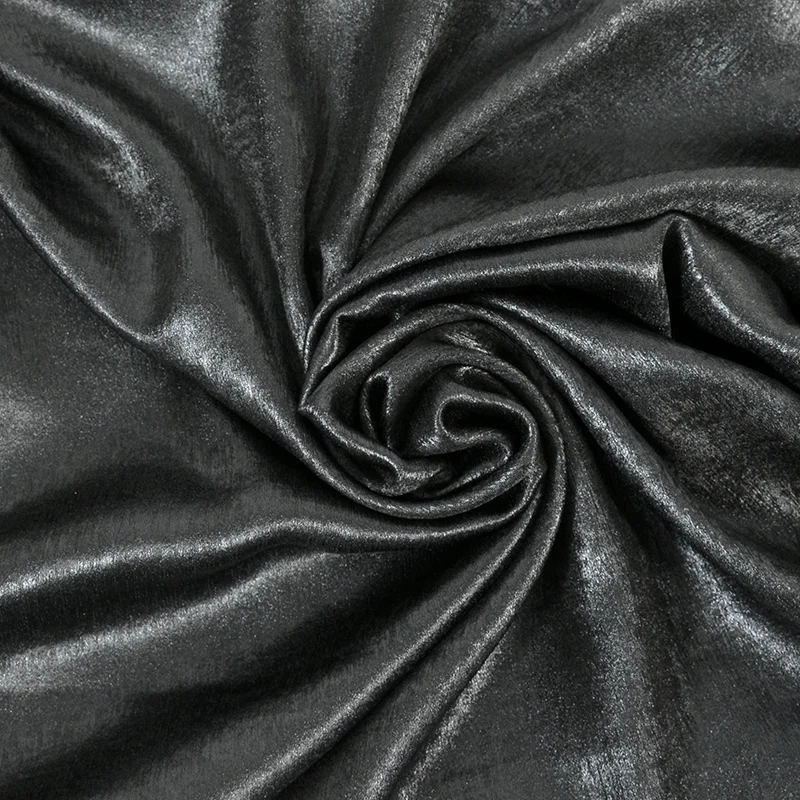 Crêpe irisé noir - Image 2