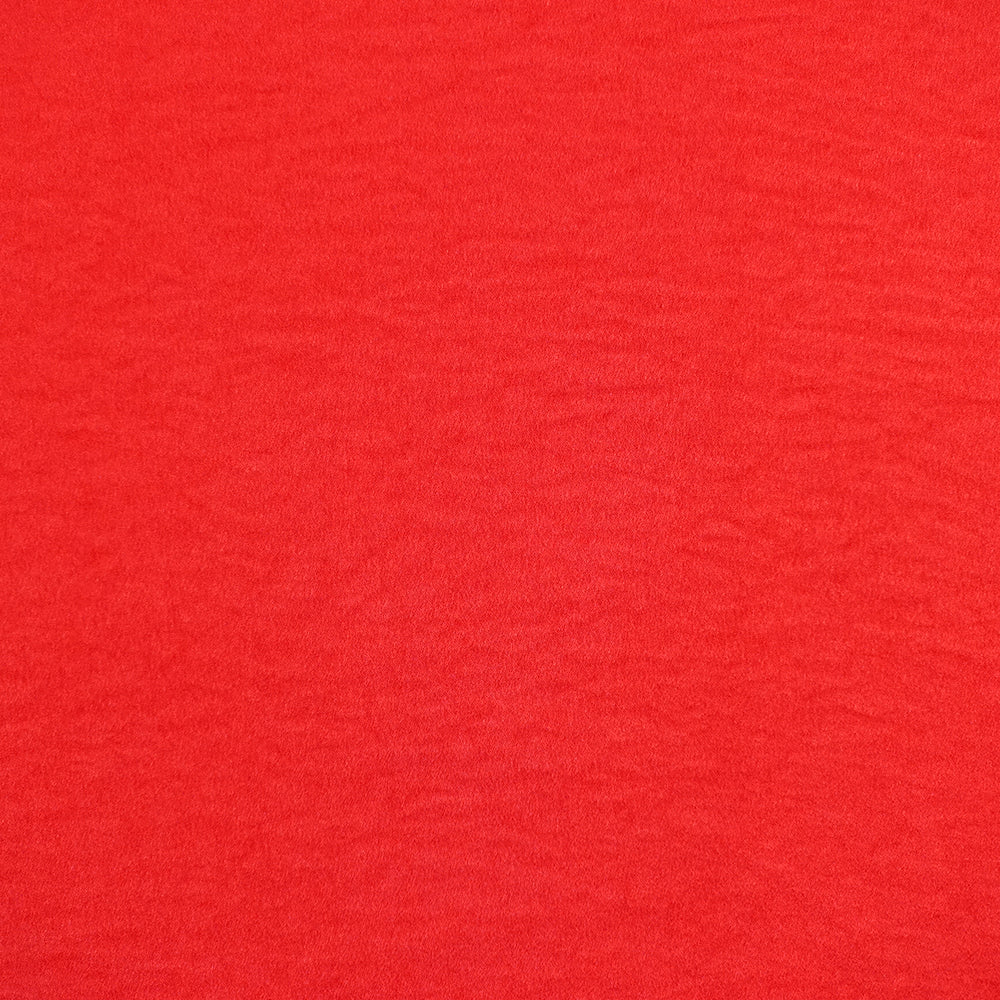 Crêpe Lenny envers satin froissé rouge - Image 3