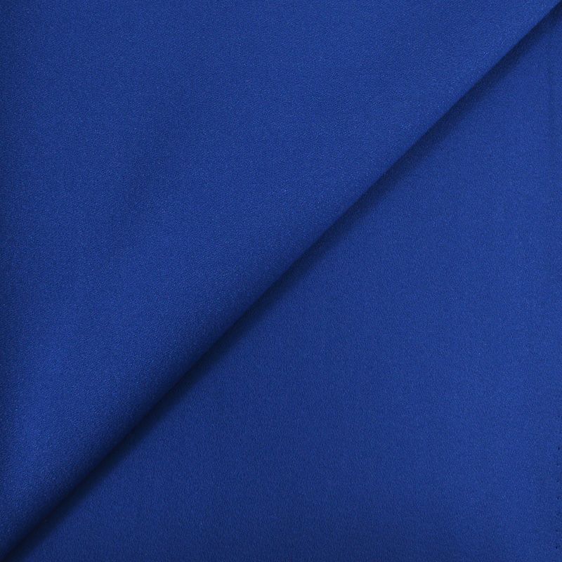 CrĂŞpe polyviscose bleu roi