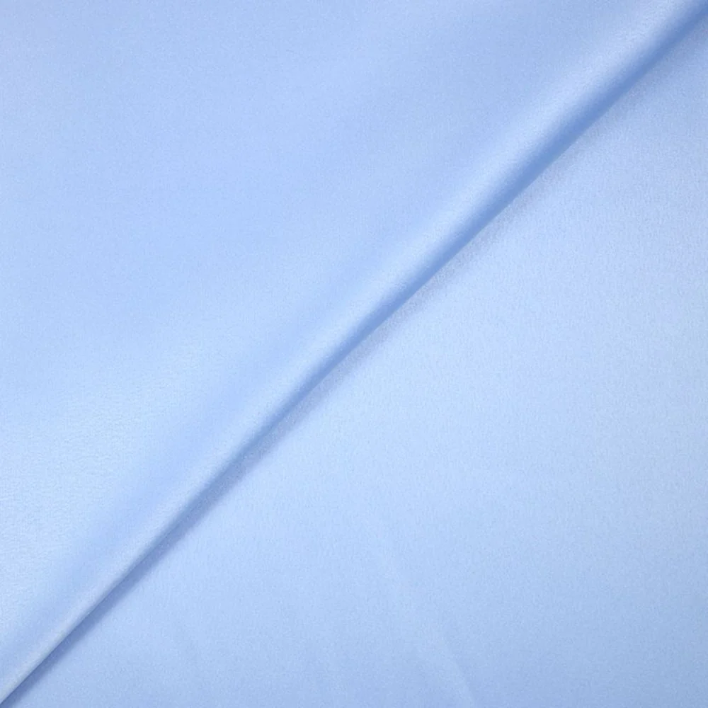 Crêpe satin lourd bleu ciel