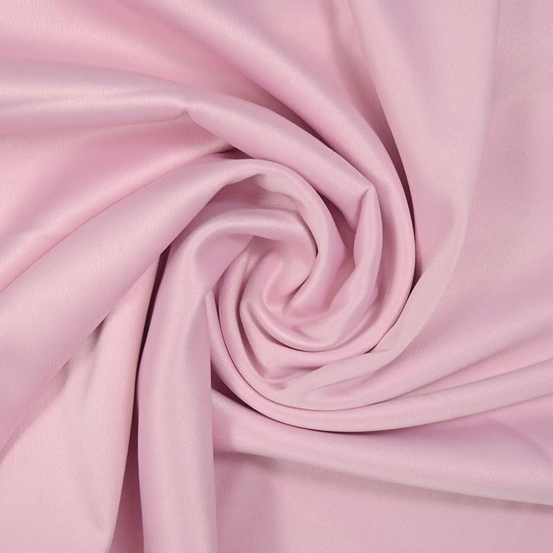 Crêpe satin lourd rose clair - Image 2