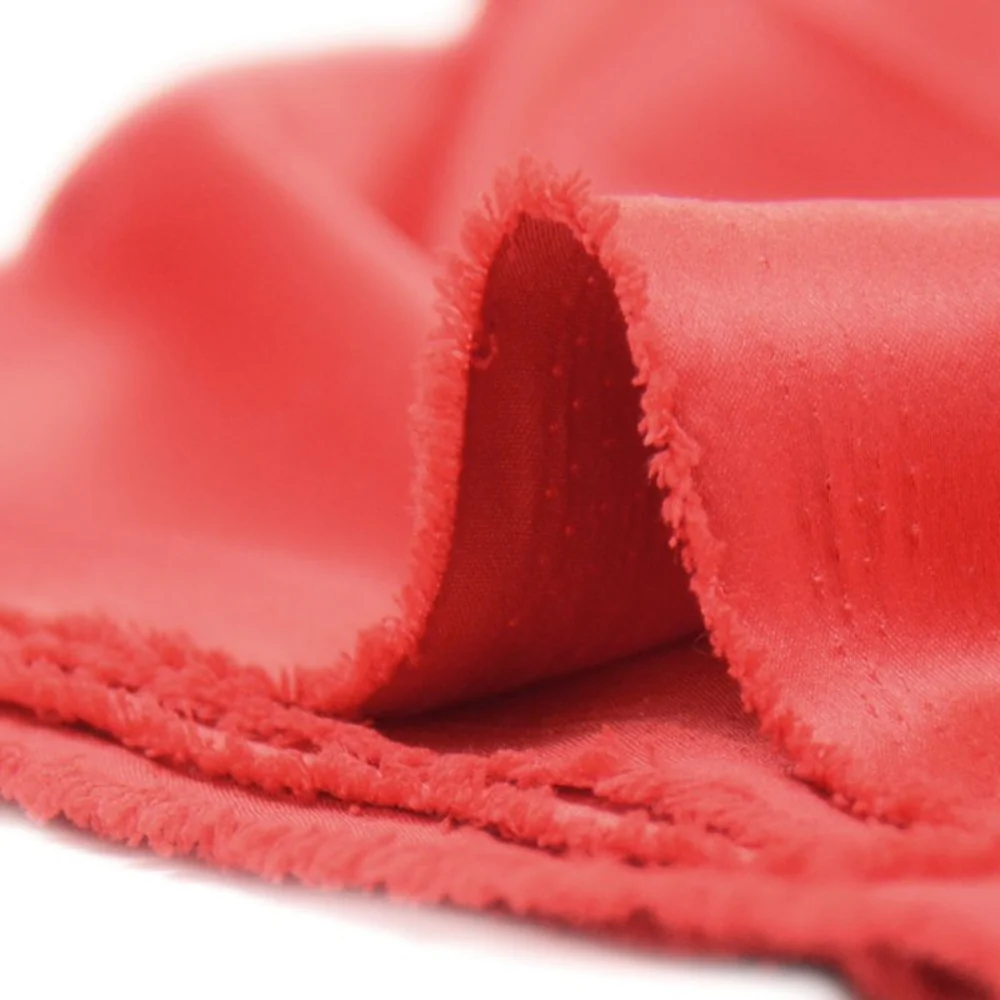 CrĂȘpe satin lourd rouge - Image 4