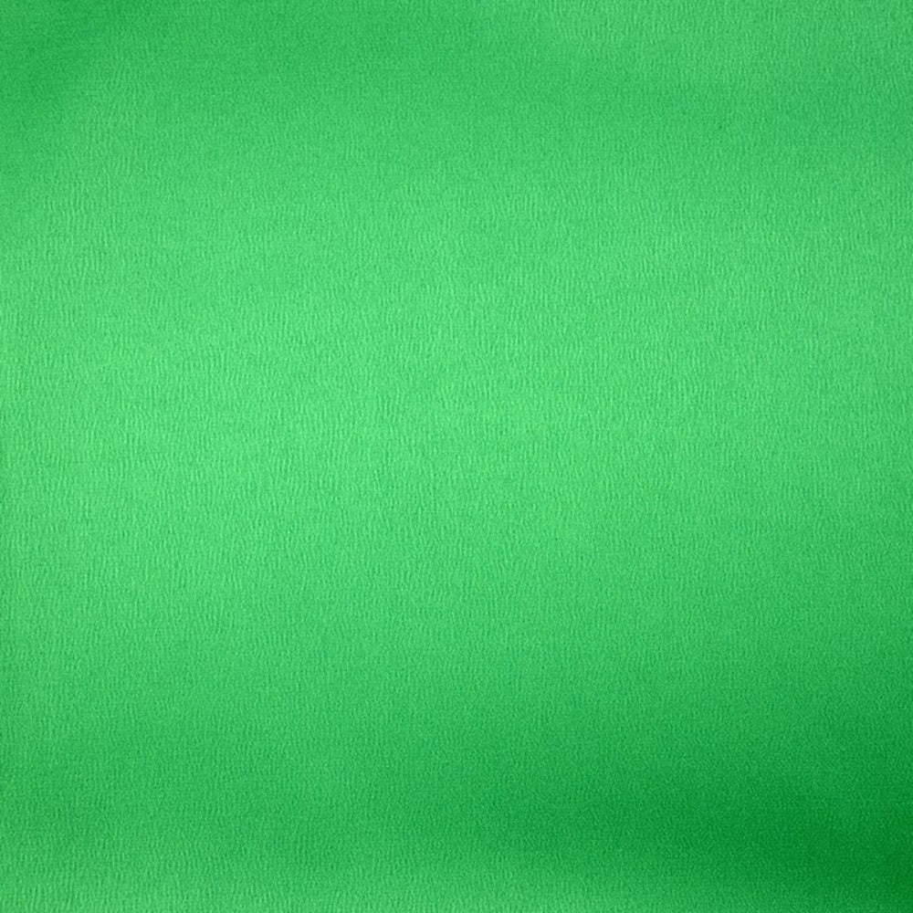 CrĂȘpe satin lourd vert brillant - Image 3