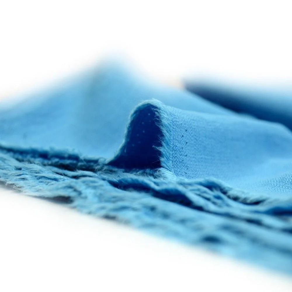 Crêpe viscose Lily bleu ciel - Image 4
