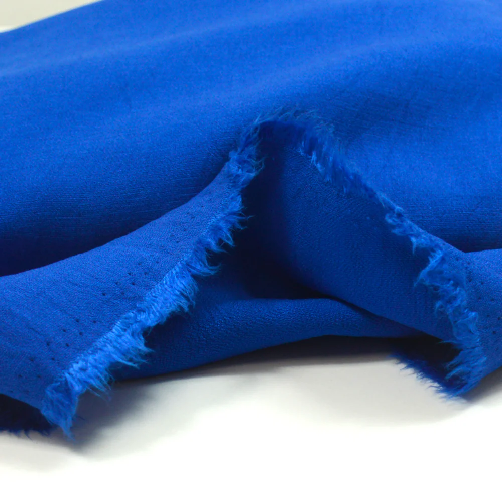 Crêpe viscose Lily bleu roi - Image 4