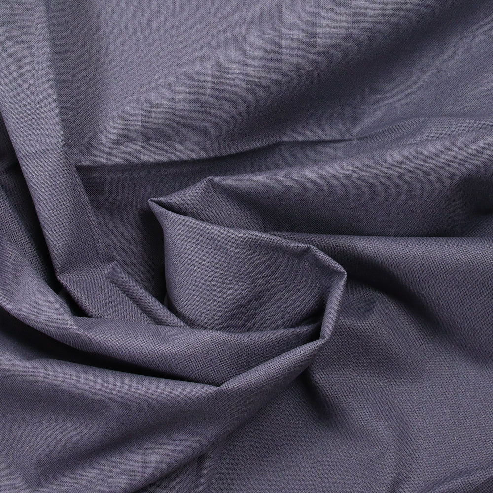Cretonne de coton gris foncé - Image 2