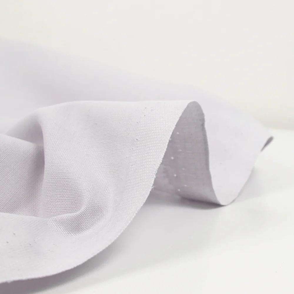 Cretonne de coton gris perle - Image 4
