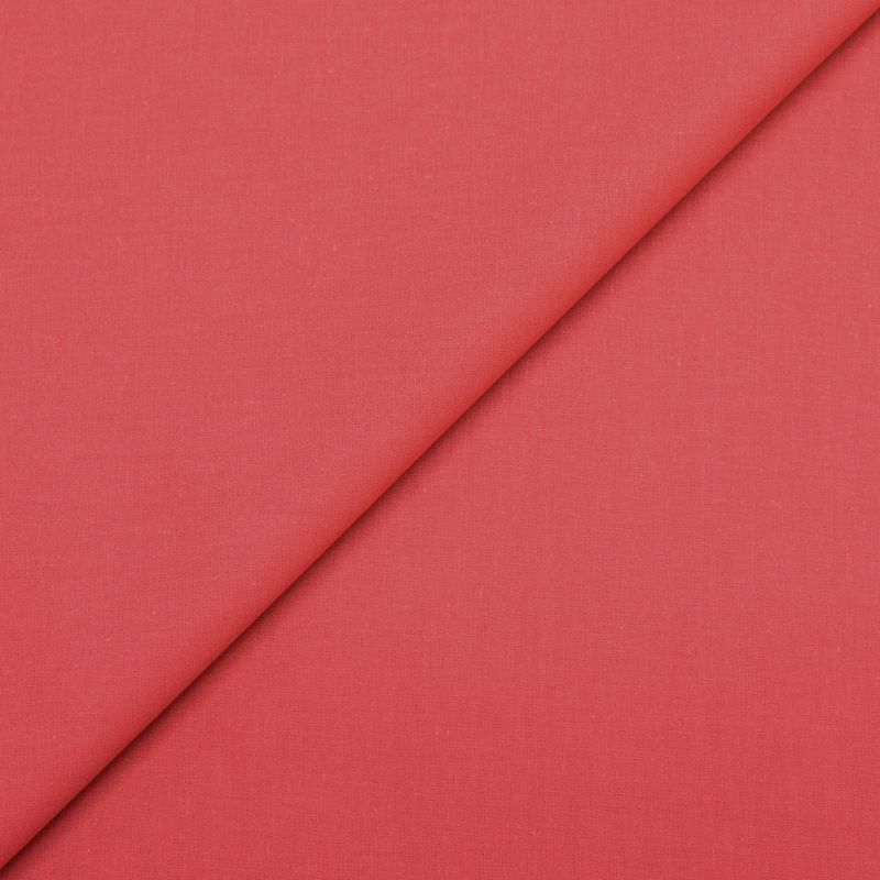 Cretonne de coton rouge