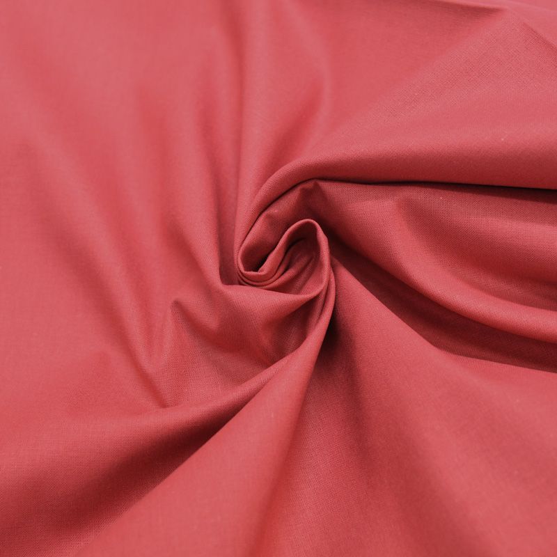 Cretonne de coton rouge - Image 2