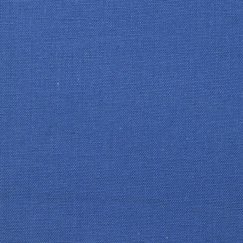 Cretonne de coton unie bleu égyptien - Image 3