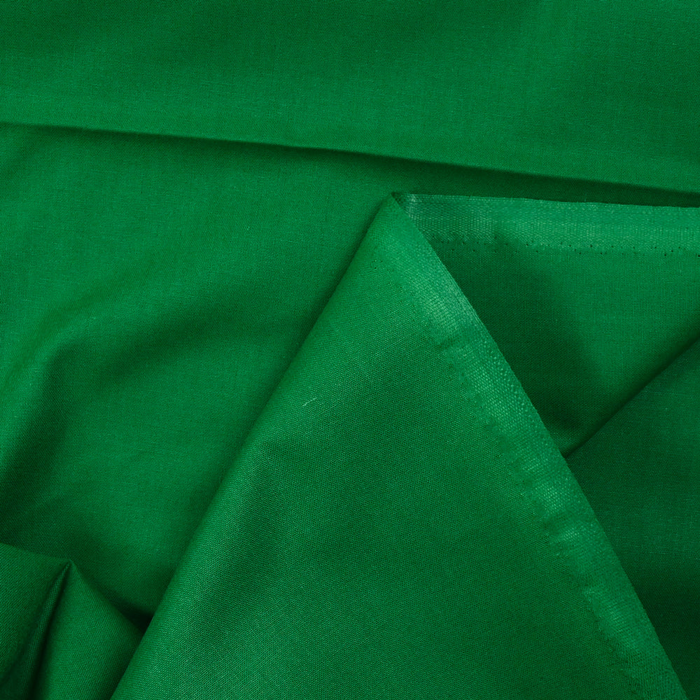 Cretonne de coton vert gazon - Image 3