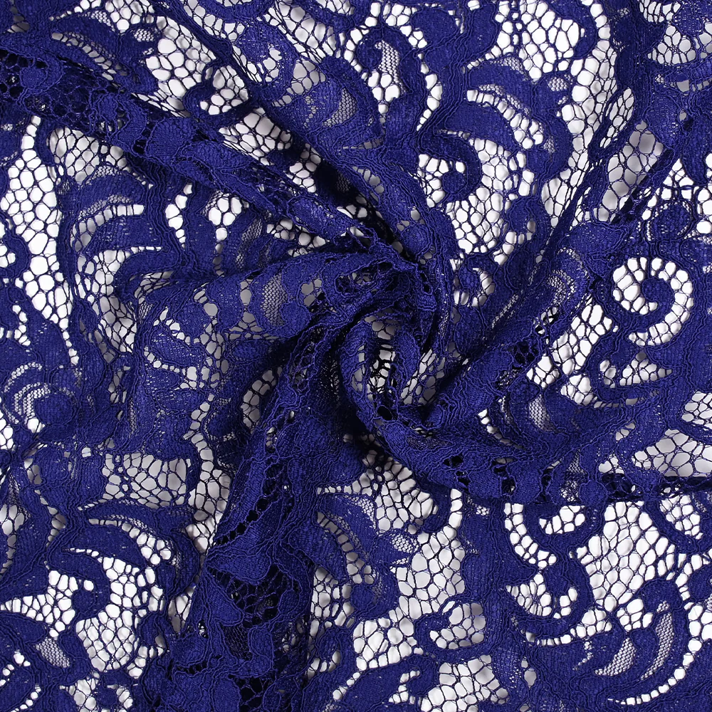 Dentelle festonnée Judith bleu roi - Image 2