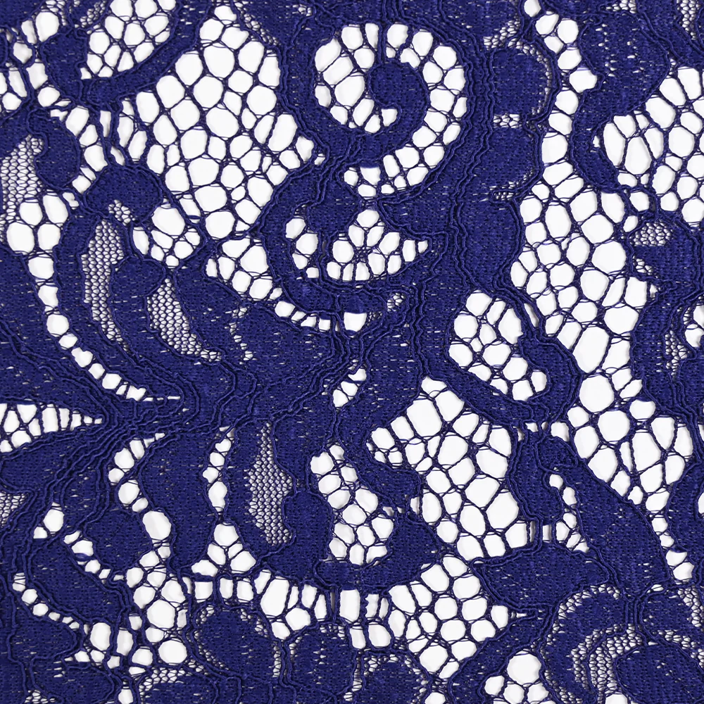 Dentelle festonnée Judith bleu roi - Image 4
