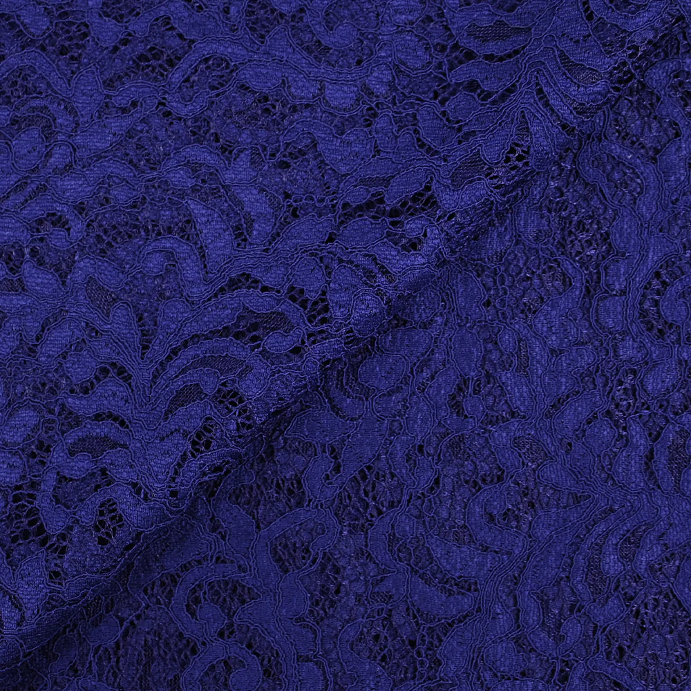 Dentelle festonnée Judith bleu roi - Image 5