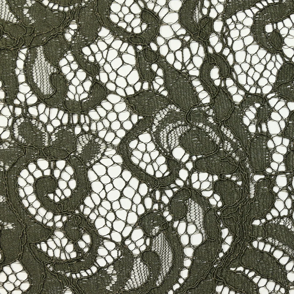 Dentelle festonnée Judith kaki - Image 5