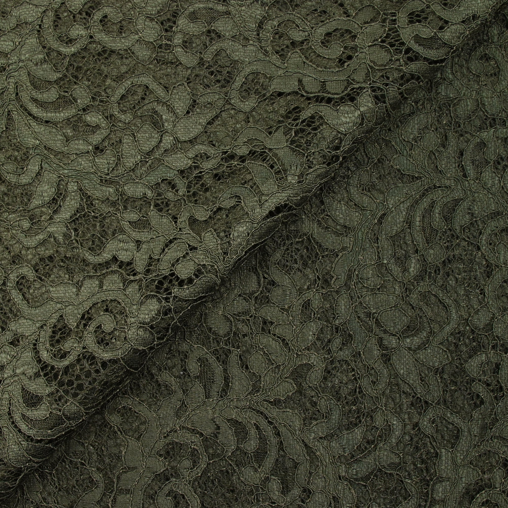 Dentelle festonnée Judith kaki - Image 6