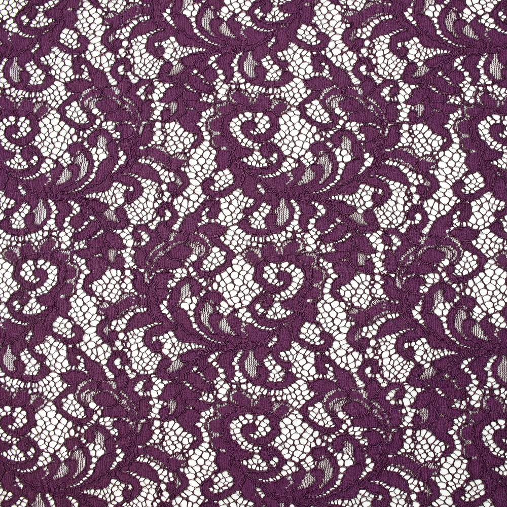 Dentelle festonnée Judith prune - Image 4