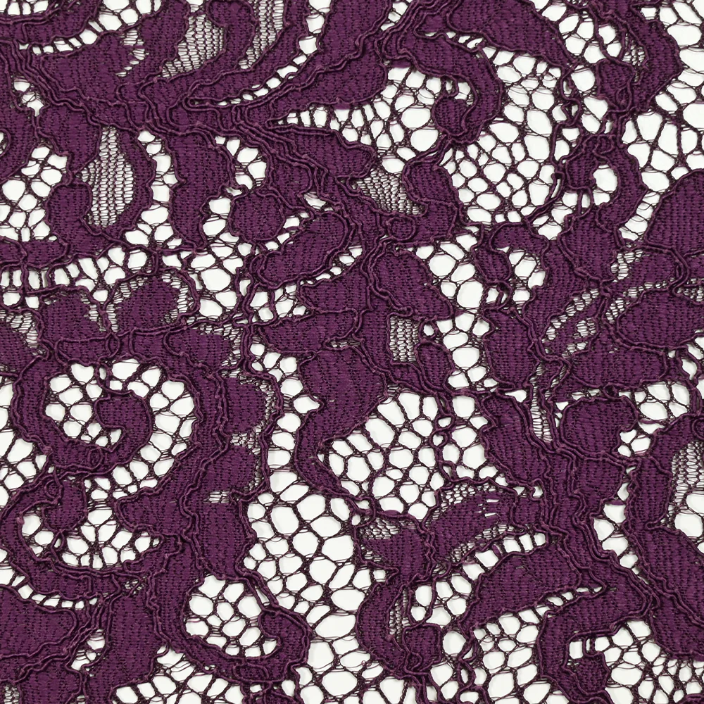 Dentelle festonnée Judith prune - Image 5