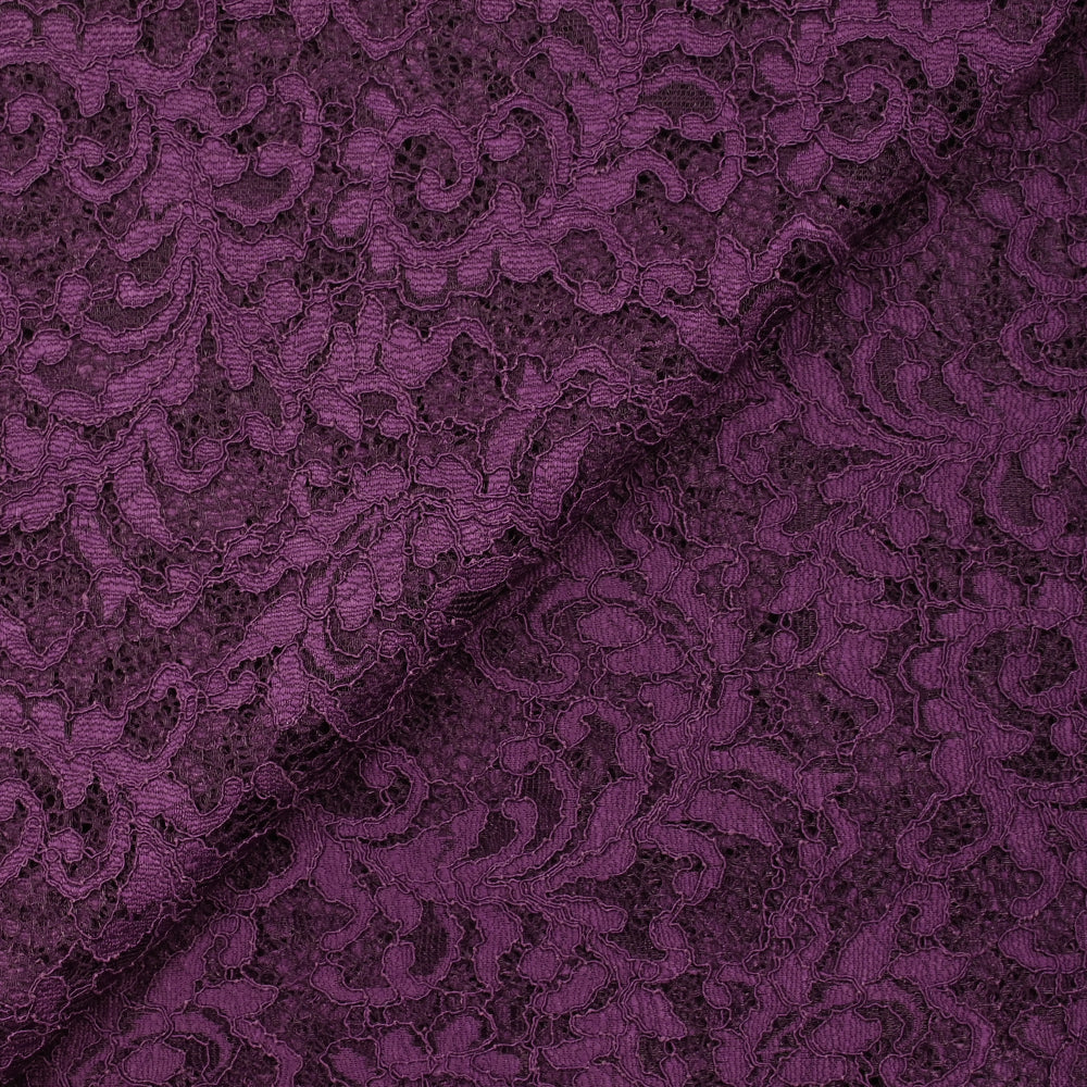 Dentelle festonnée Judith prune - Image 6