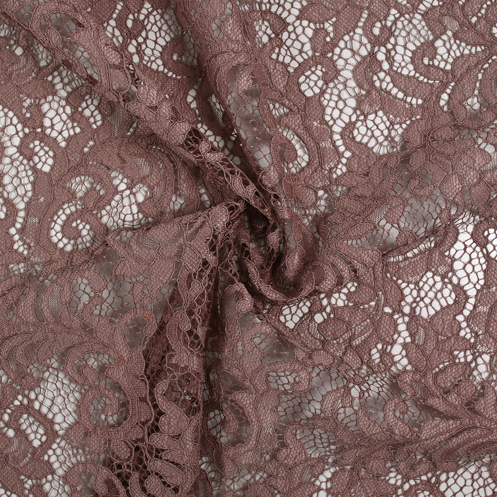 Dentelle festonnée Judith vieux rose - Image 2