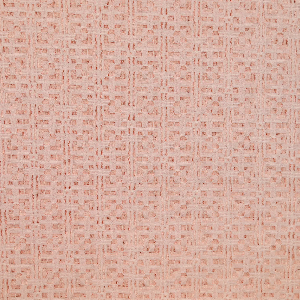 Dentelle polycoton Mariela rose saumon - Image 3