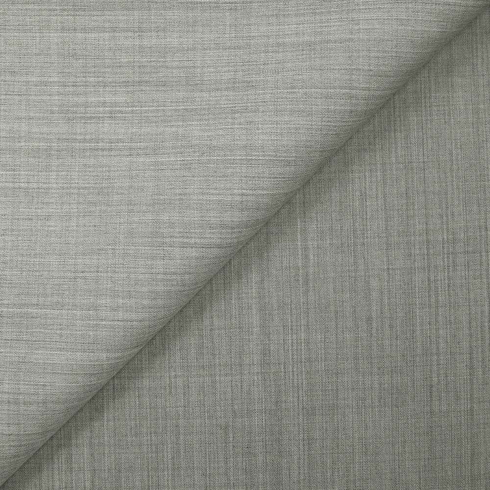 Double crêpe 100% laine gris chiné - Image 3