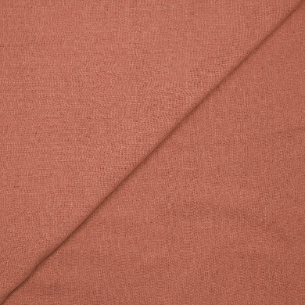 Double gaze de coton terracotta
